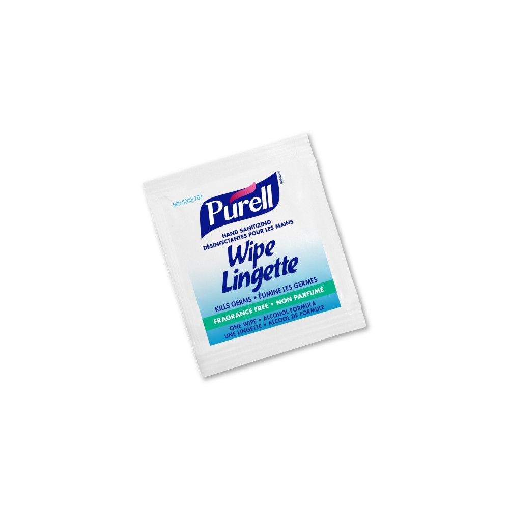 PURELL Hand Sanitizing Wipes, BIL, Individually Wrapped, 1,000/cs